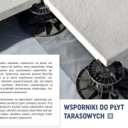 Wsporniki do płyt tarasowych